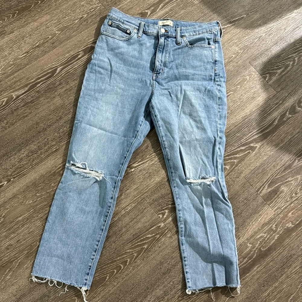 Madewell High Rise Slim Crop Jeans